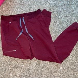 Burgundy zamora fig pants